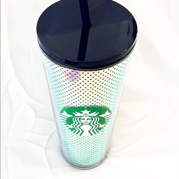 Starbucks Dark Sequins Holiday 2020 Cold Tumbler - Picture 3 of 4